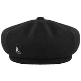Kangol Wool Jax Beret Hat for Women and Men, Small, Black
